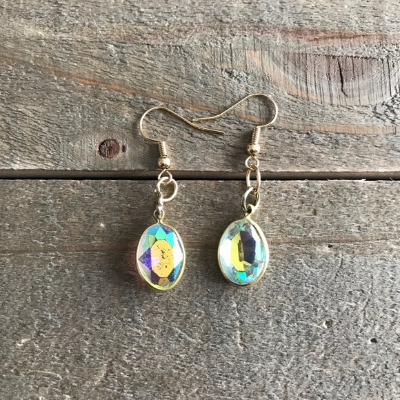 handmade Jewelry - 3 for $25 Handmade Gold and Iridescent Earrings